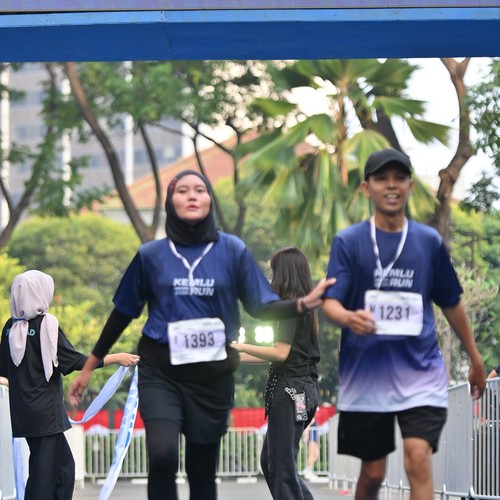 Race photo from KEMLU RUN 2026