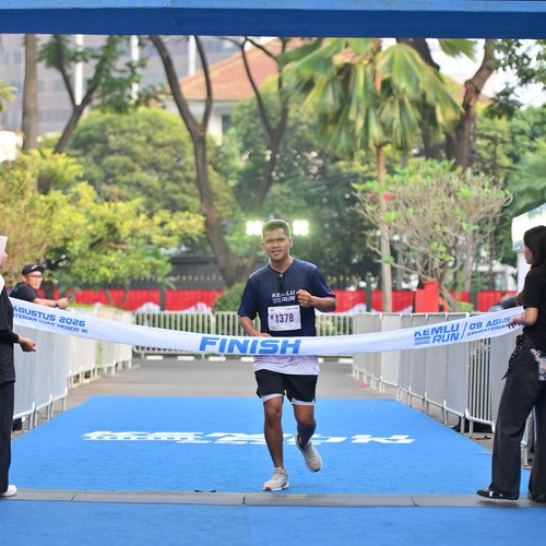 Race photo from KEMLU RUN 2026
