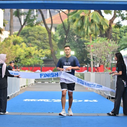 Race photo from KEMLU RUN 2026