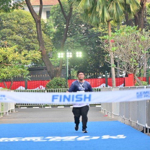 Race photo from KEMLU RUN 2026