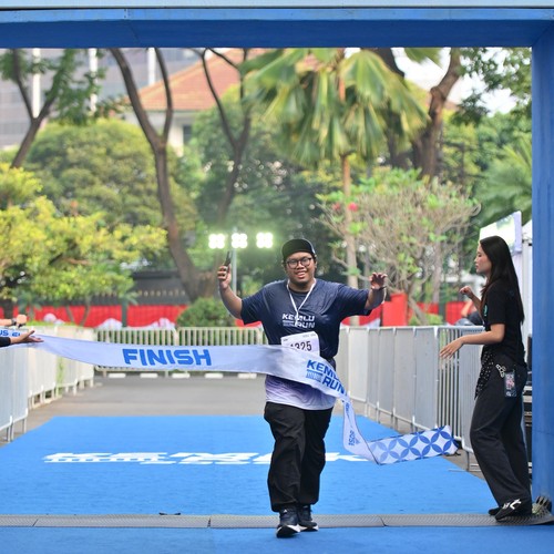 Race photo from KEMLU RUN 2026