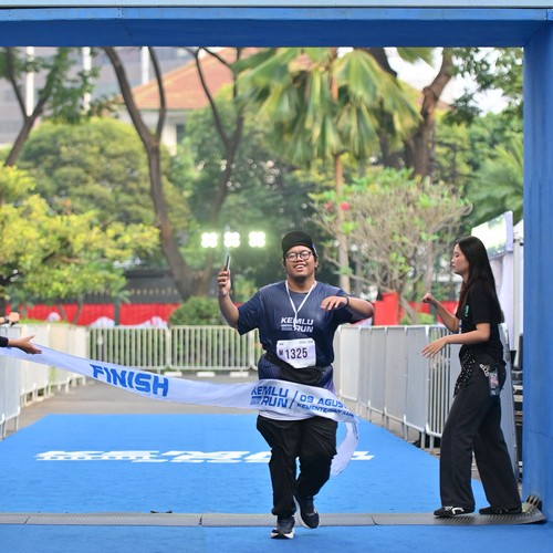 Race photo from KEMLU RUN 2026