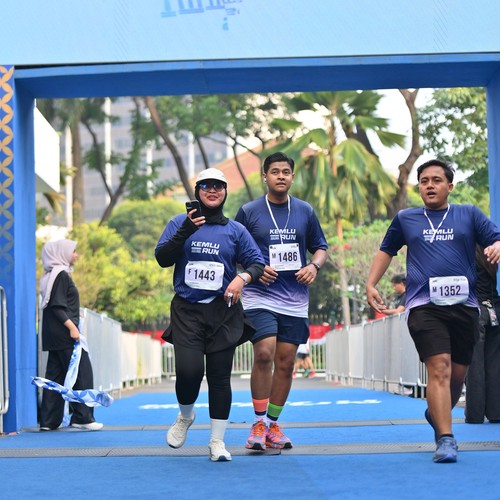 Race photo from KEMLU RUN 2026