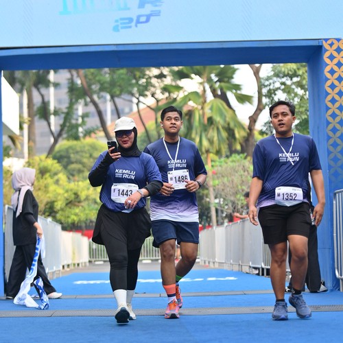 Race photo from KEMLU RUN 2026