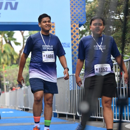 Race photo from KEMLU RUN 2026