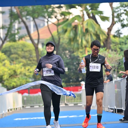 Race photo from KEMLU RUN 2026