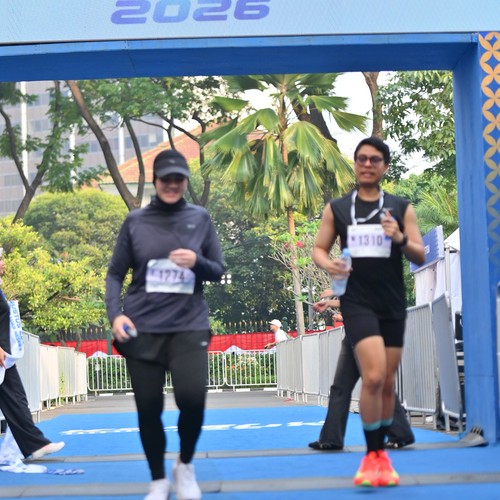 Race photo from KEMLU RUN 2026