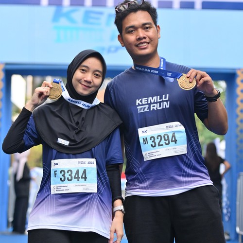 Race photo from KEMLU RUN 2026