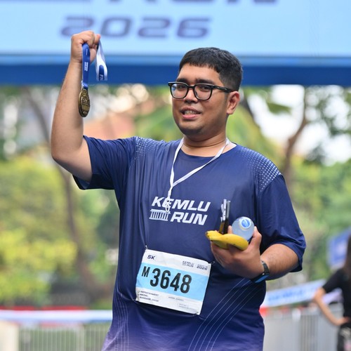 Race photo from KEMLU RUN 2026