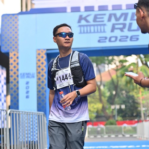 Race photo from KEMLU RUN 2026
