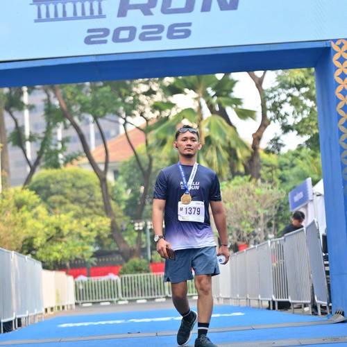 Race photo from KEMLU RUN 2026