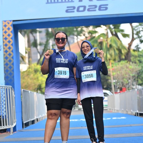 Race photo from KEMLU RUN 2026