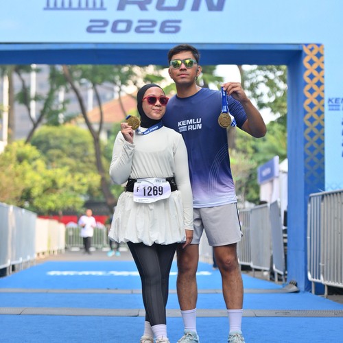 Race photo from KEMLU RUN 2026