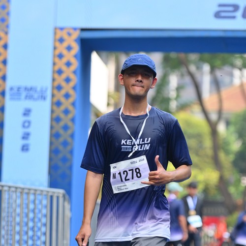 Race photo from KEMLU RUN 2026