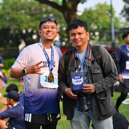 Race photo from KEMLU RUN 2026