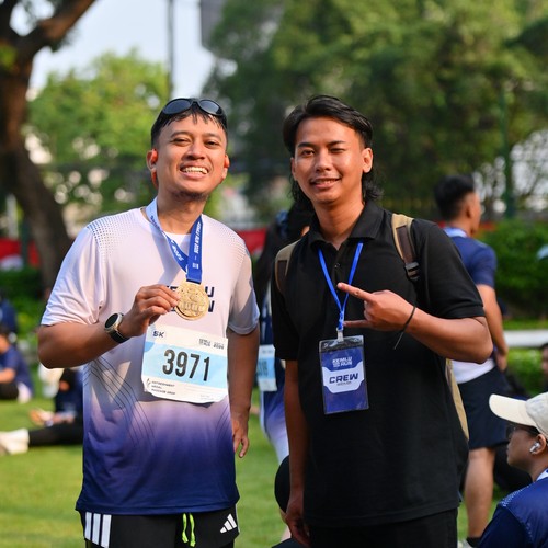 Race photo from KEMLU RUN 2026