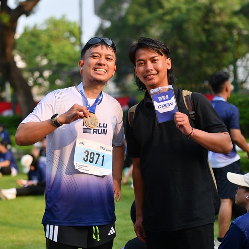 Race photo from KEMLU RUN 2026