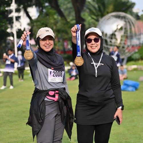 Race photo from KEMLU RUN 2026