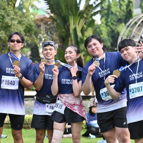Race photo from KEMLU RUN 2026