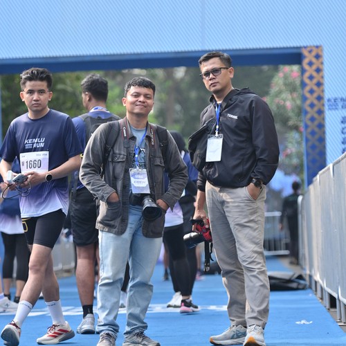 Race photo from KEMLU RUN 2026