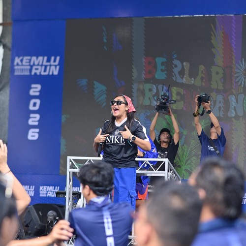 Race photo from KEMLU RUN 2026