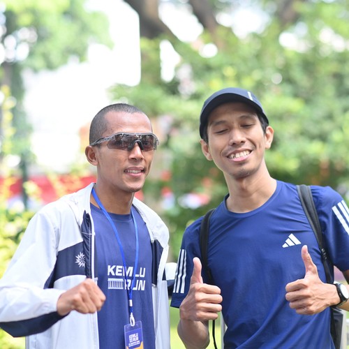 Race photo from KEMLU RUN 2026