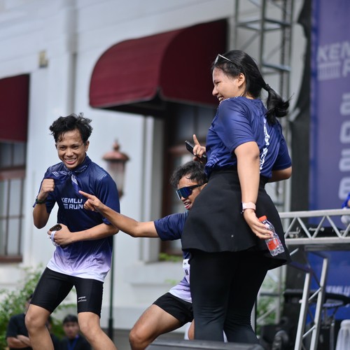 Race photo from KEMLU RUN 2026