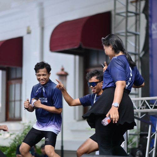 Race photo from KEMLU RUN 2026