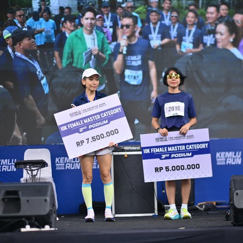 Race photo from KEMLU RUN 2026