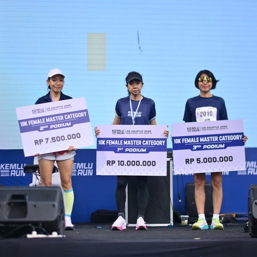 Race photo from KEMLU RUN 2026