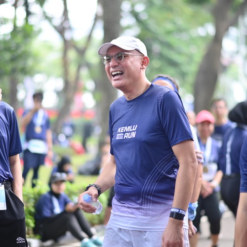 Race photo from KEMLU RUN 2026