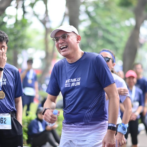 Race photo from KEMLU RUN 2026