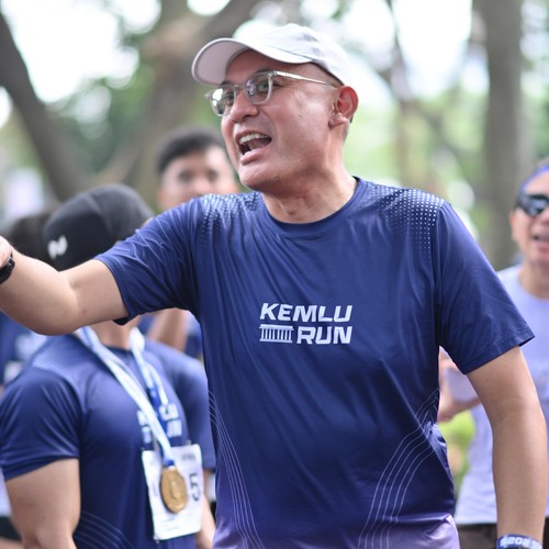 Race photo from KEMLU RUN 2026
