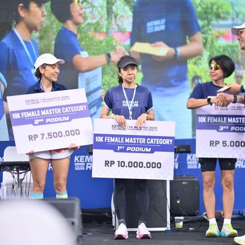 Race photo from KEMLU RUN 2026
