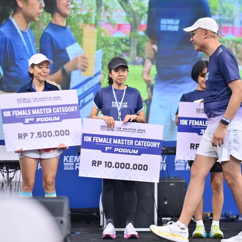 Race photo from KEMLU RUN 2026