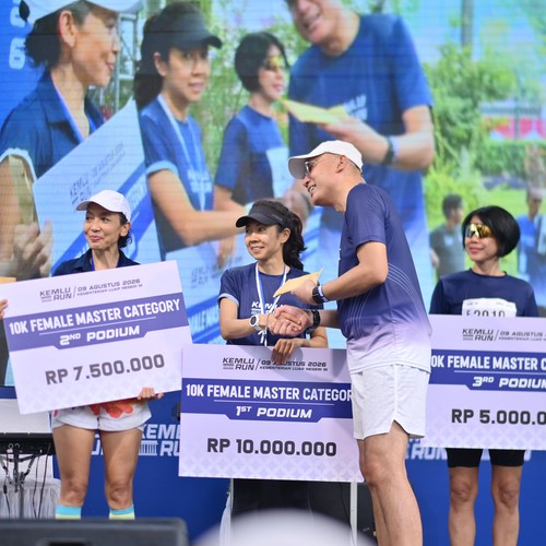 Race photo from KEMLU RUN 2026