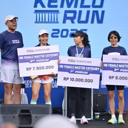 Race photo from KEMLU RUN 2026