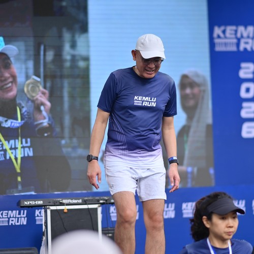 Race photo from KEMLU RUN 2026