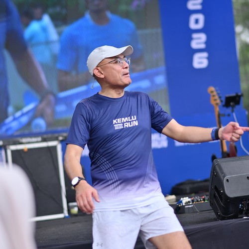 Race photo from KEMLU RUN 2026