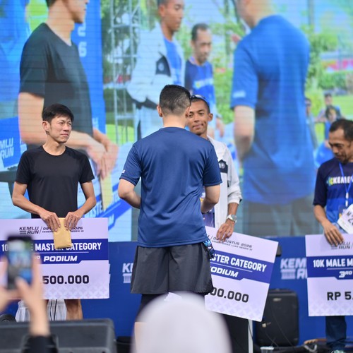 Race photo from KEMLU RUN 2026