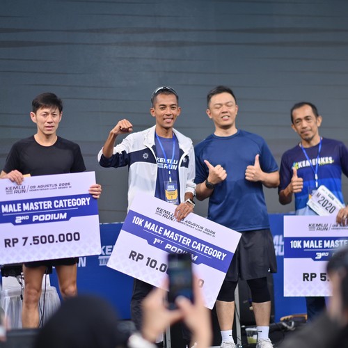 Race photo from KEMLU RUN 2026
