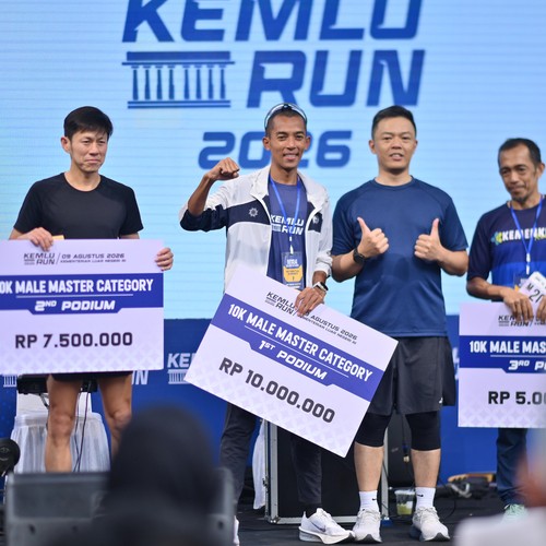 Race photo from KEMLU RUN 2026