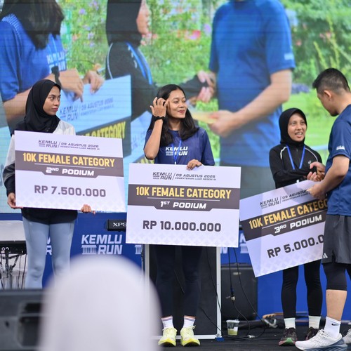 Race photo from KEMLU RUN 2026