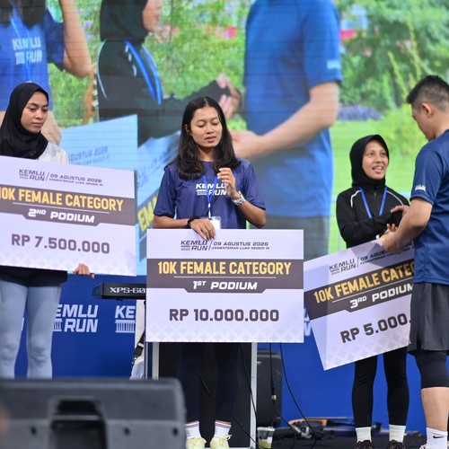Race photo from KEMLU RUN 2026