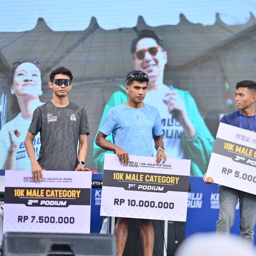 Race photo from KEMLU RUN 2026