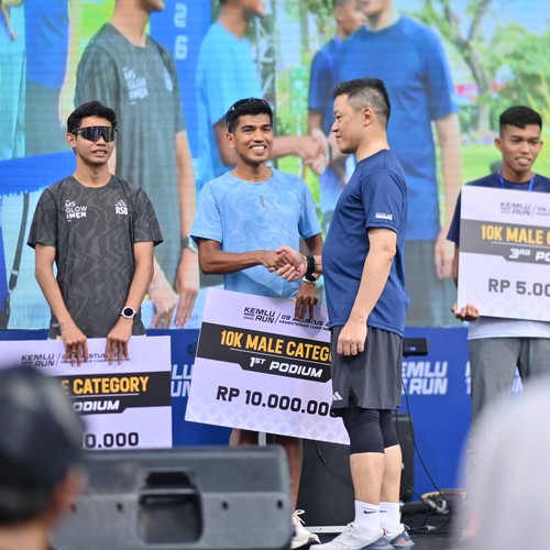 Race photo from KEMLU RUN 2026