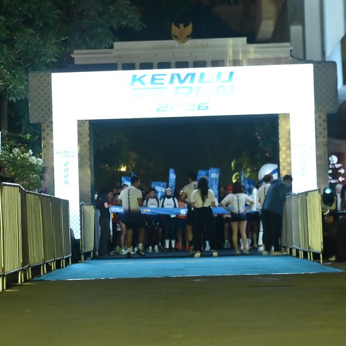 Race photo from KEMLU RUN 2026