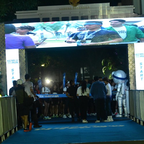 Race photo from KEMLU RUN 2026