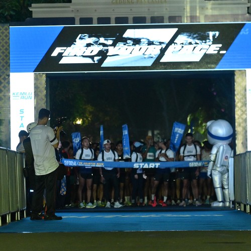 Race photo from KEMLU RUN 2026