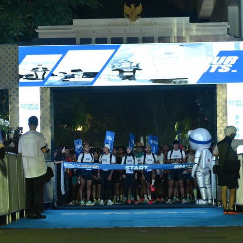 Race photo from KEMLU RUN 2026